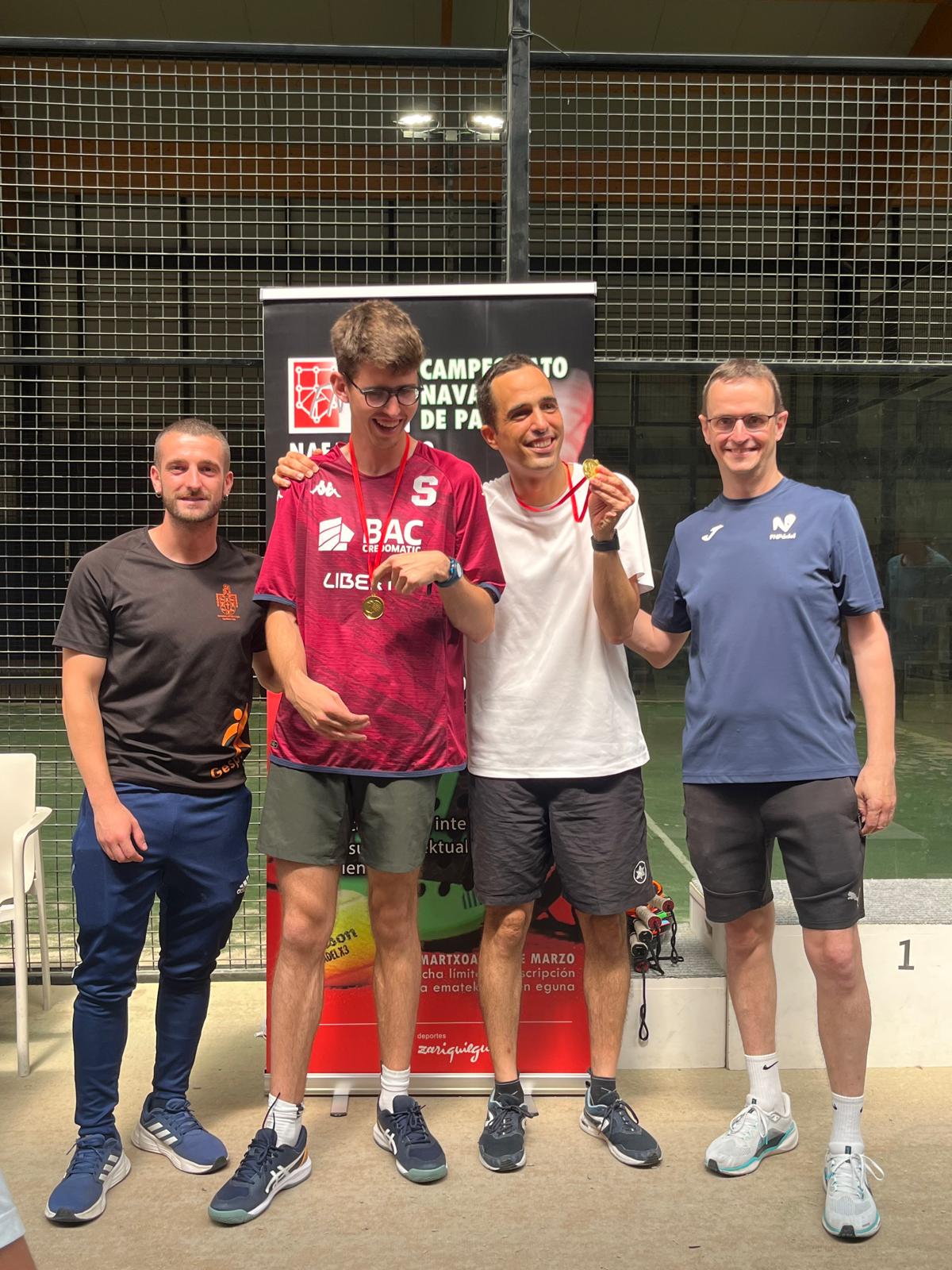 Agradable jornada del Campeonato Navarro de Pádel Adaptado